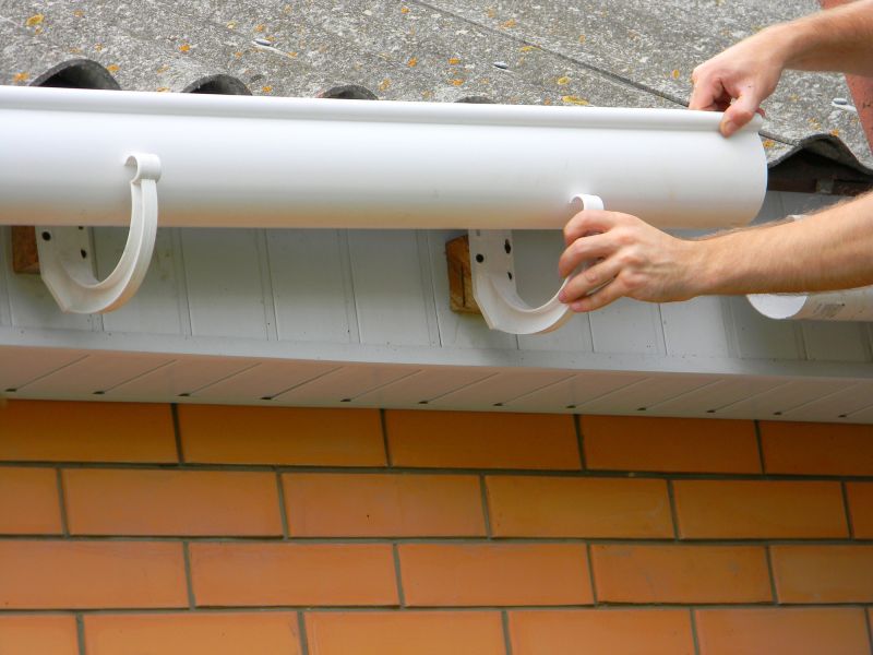 Completed Gutter Installation